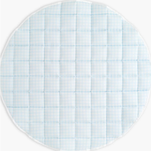 Picnic Gingham Play Mat - Blue
