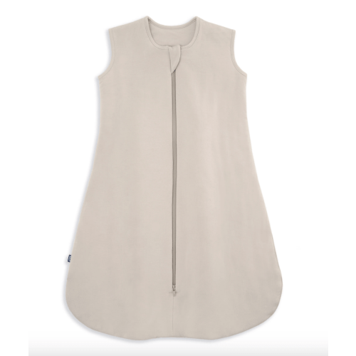 HALO - 1.5 TOG supersoft bamboo wearable blanket, double zipper sleeping bag with weighted feel - oat