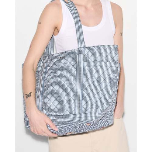 Large Empire Tote, Seersucker - MZ Wallace | Maisonette