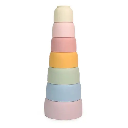 Little Rawr Silicone Stacking Cups Under The Sea | Baby Bunting AU