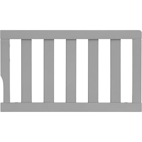 Dream On Me Universal Convertible Crib Toddler Guard Rail In Silver Grey Pearl, Compatible With Select Dream On Me Cribs, Crib To Toddler Bed Conversion, Easily Attachable
