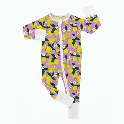 Newborn Lemon Bamboo Sleeper