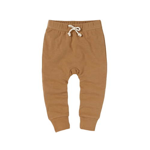 WhouRiu Boys Pants Solid Drawstring Elastic Waist Jogger Sweatpants Child Sport Slim Fit Trousers Beige,Sizes 12-18 M