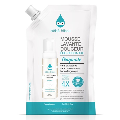 Recharge Mousse Savon Lavante Douceur Corps Et Cheveux 1L – CLÉMENT