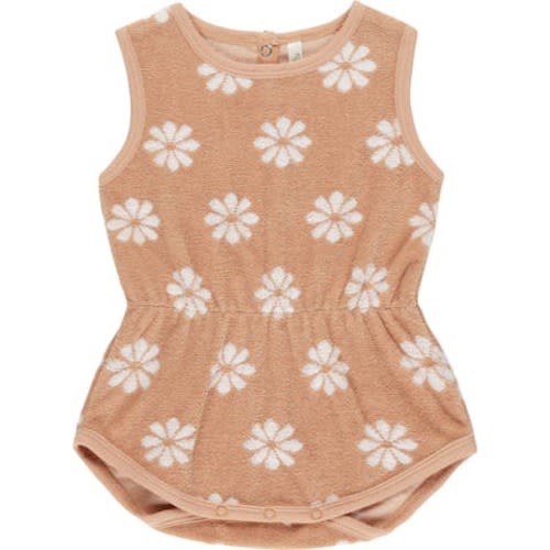 Daisy Print Terry Romper