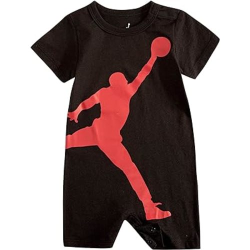 Nike Air Jordan Baby Boys Romper - Black (3 Months)