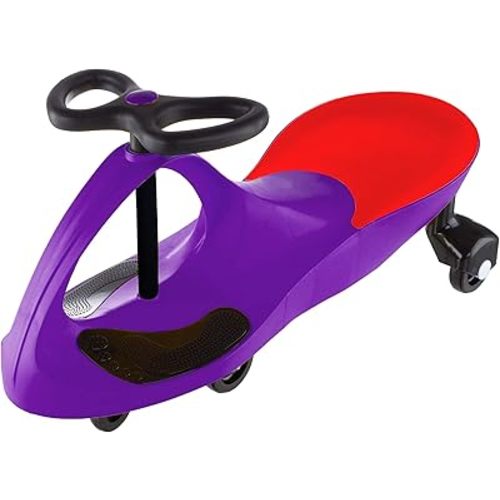 Wiggle Car Ride On Toy – No Batteries, Gears or Pedals – Twist, Swivel, Go – Outdoor Ride Ons for Kids 3 Years and Up by Lil’ Rider (Purple)