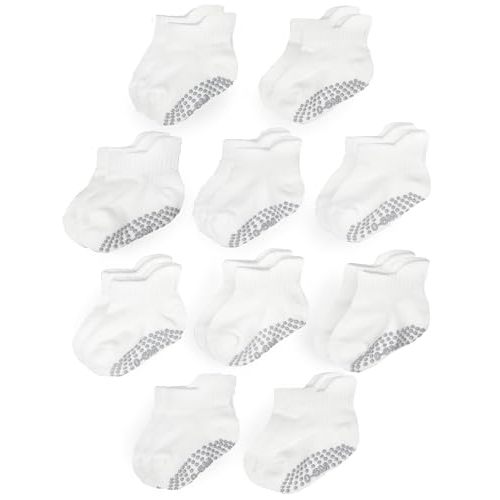 Fruit of the Loom Cotton Grip Socks for Baby and Toddler