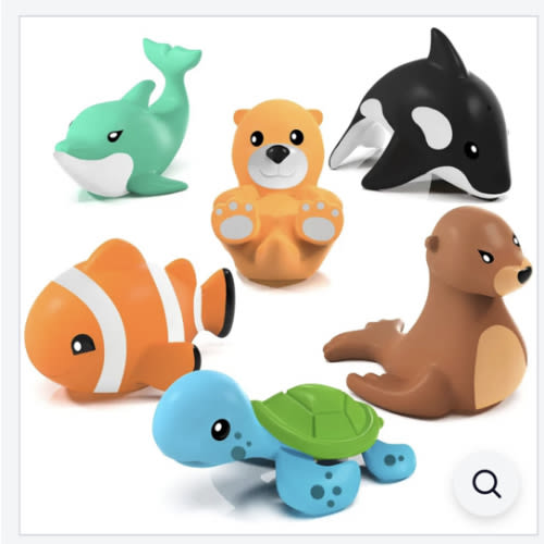 Tub Works® Marine™ Mold Free Bath Toys, 6 Pack – Tub Works LLC