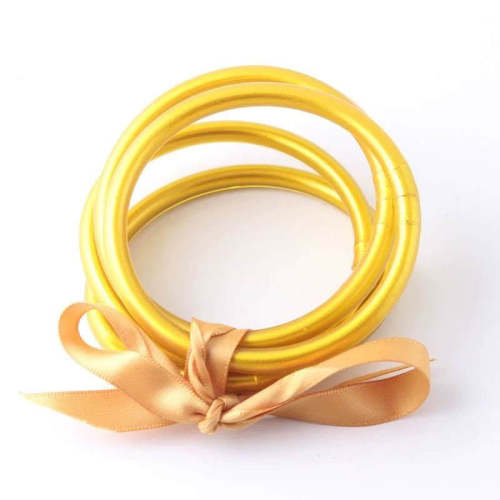 Gold Jelly Bangles – Gray Children's Boutique