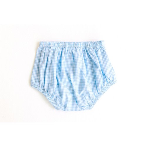 Diaper Cover – Blue Gingham - 0-3 months
