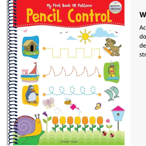 My First Book of Patterns: Pencil Control