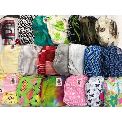Random Sets MamaBear Prefold/Fitted Hybrid One Size Fits All Quick Dry Diaper