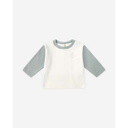 Long Sleeve Raglan Tee || Moon – Quincy Mae