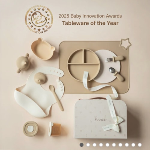 First Bites Gift Set (Croissant/Ivory)