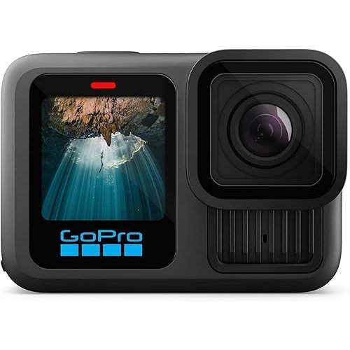 GoPro HERO13 Black Ecommerce Packaging - Waterproof Action Camera with 5.3K60 Video, 27MP Photo + Compatability with HB-Series Lenses