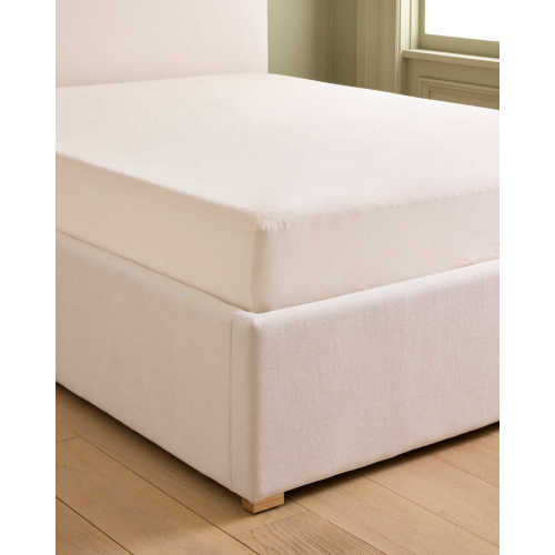 Organic Waterproof Mattress Protector in Natural