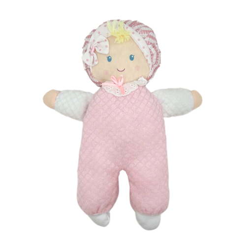 Genius Babies Eden Collection My First Baby Doll - Pink Terry Plush Keepsake for Toddlers