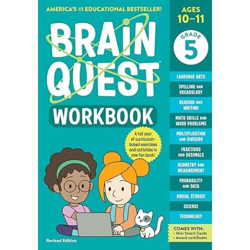 Brain Quest Workbook: 5th Grade Revised Edition