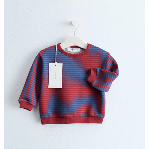 ZARA TIMELESS - STRIPED PRINT SWEATSHIRT - Red | ZARA United States