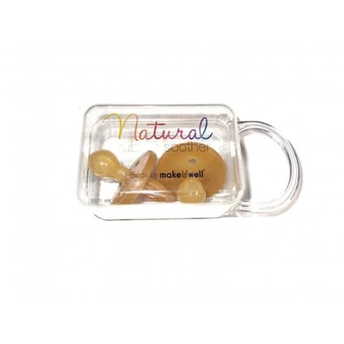 Buy Natural Rubber Soother Round Dummy Large 6 plus Months Twin Pack Online