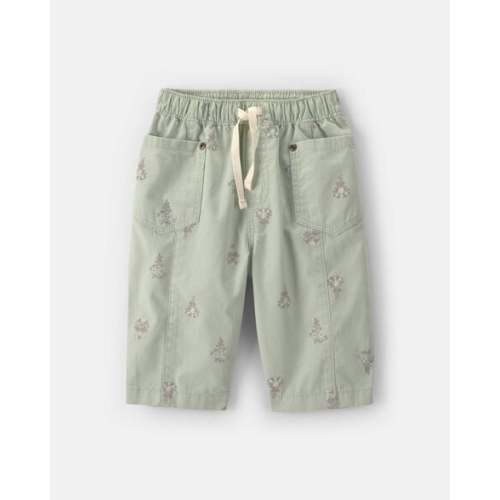 Baby Girl Floral Barrel Pants - Green - OshKosh B'gosh | Carter's
