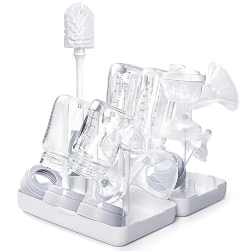 Termichy Travel Baby Bottle Drying Rack, Compact Size with Large Capacity for Working Mom, Visit Families, Friends or Camping with Baby Gary
