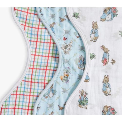 Peter Rabbit™ Organic Muslin Burp Cloth, Set of 3