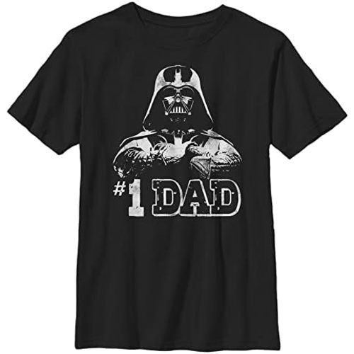 STAR WARS Boy's Darth Vader #1 Dad T-Shirt