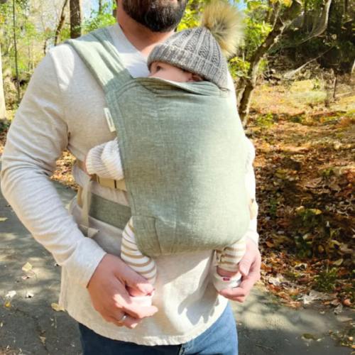 Green Baby Carrier | Ergonomic Soft Structured Carrier