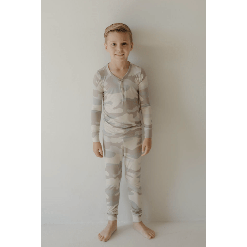 Bamboo Two Piece Pajamas | Camo