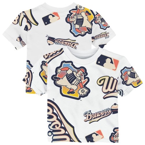 Infant Milwaukee Brewers Outerstuff White 2026 City Connect Game Day T-Shirt