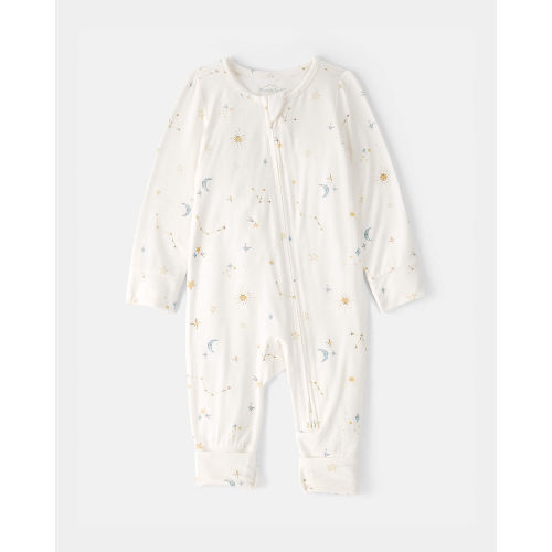 Baby Constellation 2-Way Zip PurelySoft Sleep & Play Pajama - Cream - Carter's | Carter's