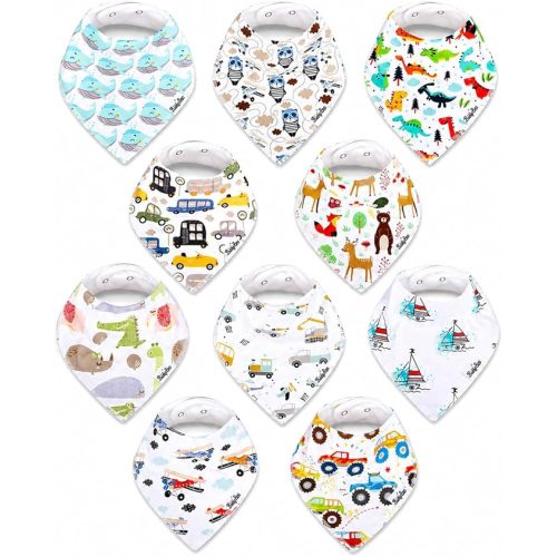 KiddyStars Baby Drool Bibs