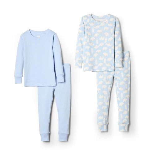 Amazon Essentials x Sofia Grainge Unisex Babies, Toddlers and Kids' Snug-Fit Cotton Pajamas, Pack of 2