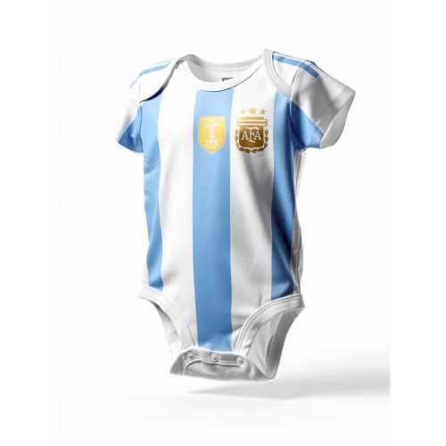 argentina soccer baby bodysuit