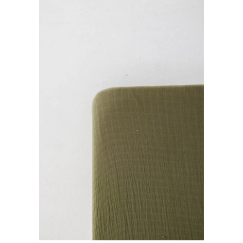 Clementine Kids - Moss Green Crib Sheet