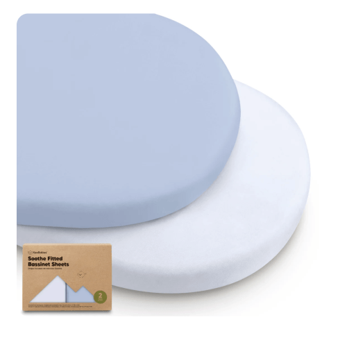 2-Pack Soothe Fitted Bassinet Sheets