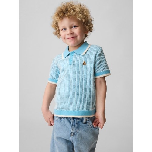 Baby & Toddler Textured Sweater Polo