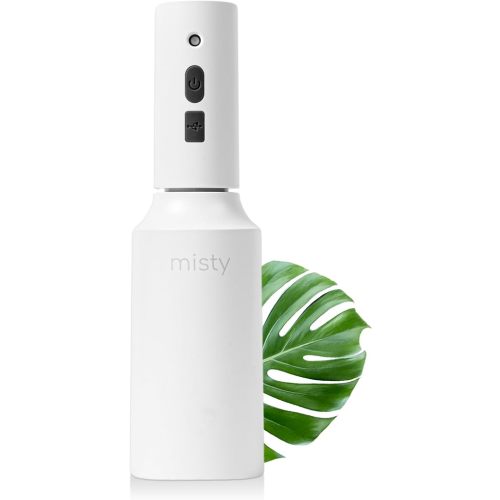Automatic Electric Spray Bottle Mister - Continuous Rechargeable Battery Sprayer for Misting Plants, Household Cleaning, Hairstyling (25 oz)