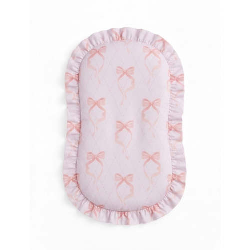 Little Mae & Co Pink Bow Ruffle Baby Lounger Cover – EasyTot