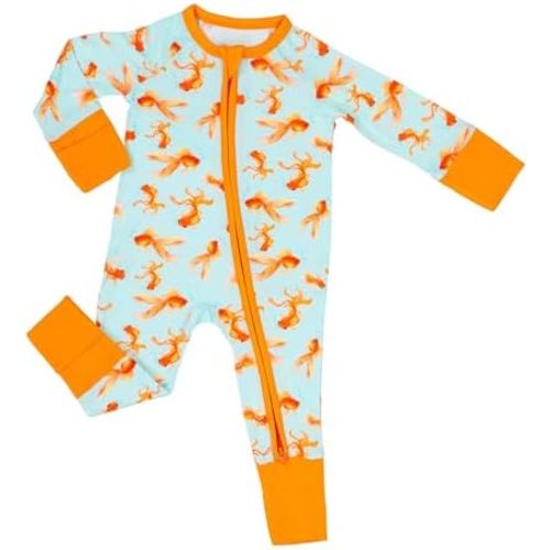 LollyBanks Baby Footie Pajamas, Viscose from Bamboo Newborn Sleepers