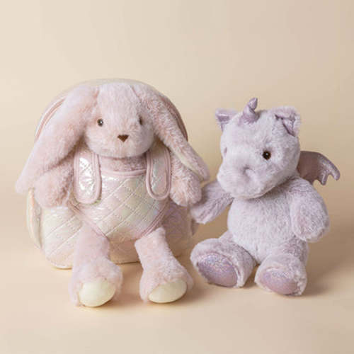 Moonkie Hug & Go™ Duo – Bunny Backpack & Unicorn Plush