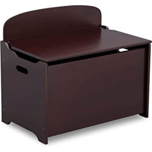 Delta Children MySize Deluxe Toy Box, Dark Chocolate