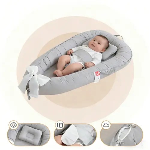 Portable Foldable Winged Newborn Baby Nest