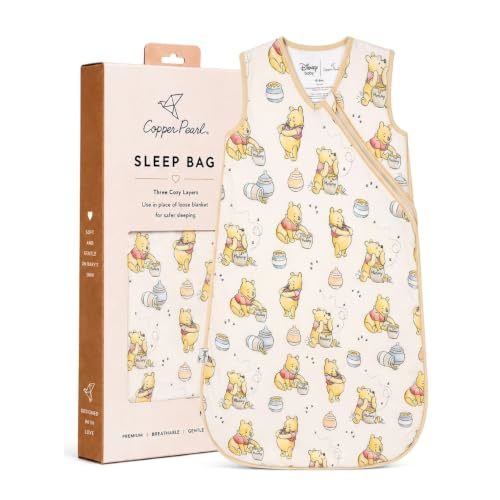 Copper Pearl Baby Sleep Sack, Hunny - 0.5 TOG Summer Wearable Blanket for 0-6 Months, Sleeveless Sleep Sack for Baby Boy or Girl