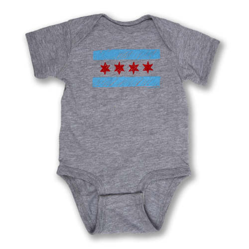 Chicago Doodle Flag Onesie – Twinkle Twinkle Little One