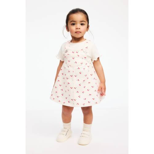 2-PIECE OVERALL DRESS AND TOP SET