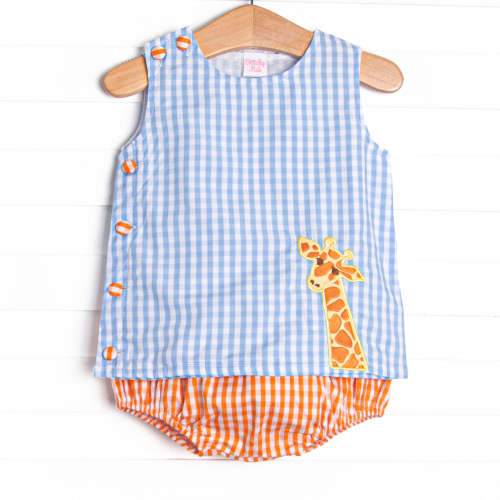 Wildlife Watch Applique Boy Diaper Set, Blue – Stitchy Fish