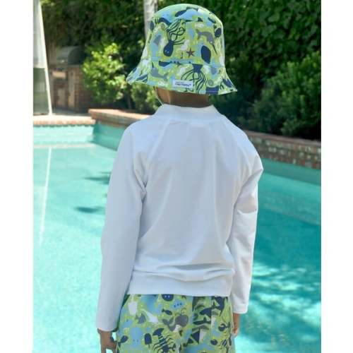 Rash Guard Swim Top, White - Flap Happy | Maisonette